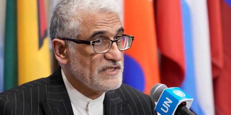 Iran's UN Ambassador Amir Saeid Iravani