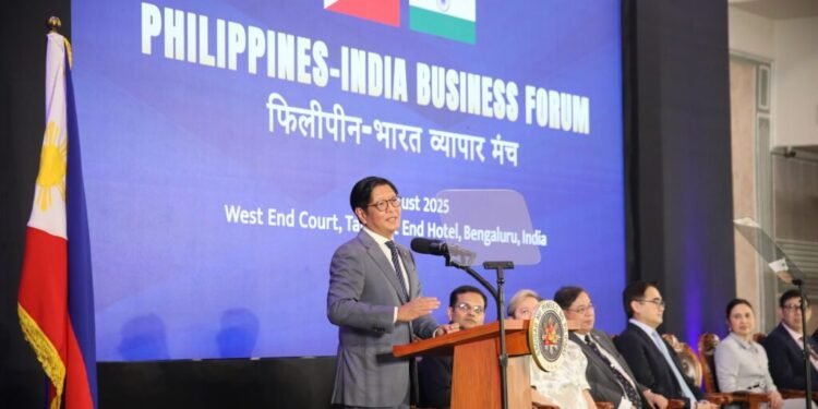 President Marcos Jr. at the India-Philippines Business Forum: “Philippines and India are trusted Indo-Pacific partners - we seek deeper convergence in EVs, electronics, clean energy, agri-tech, healthcare, and cybersecurity.”