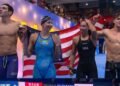 USA Smashes World Record in Mixed 4x100m Freestyle Relay at World Championships