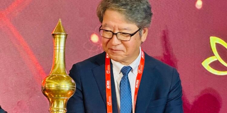 Maruti Suzuki India’s Managing Director and CEO Hisashi Takeuchi at ACMA annual event in New Delhi