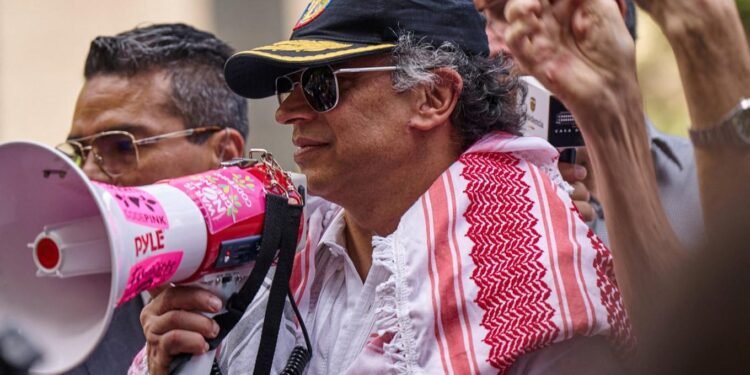 Petro, addressing a crowd of pro-Palestinian protesters outside the U.N. headquarters in Manhattan, called for a global armed force with the priority to liberate Palestinians.