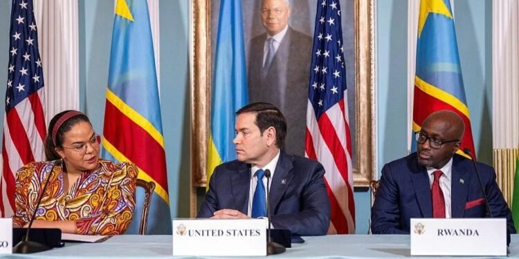 Rwanda and the Democratic Republic of Congo agreed to a US-backed regional economic framework.