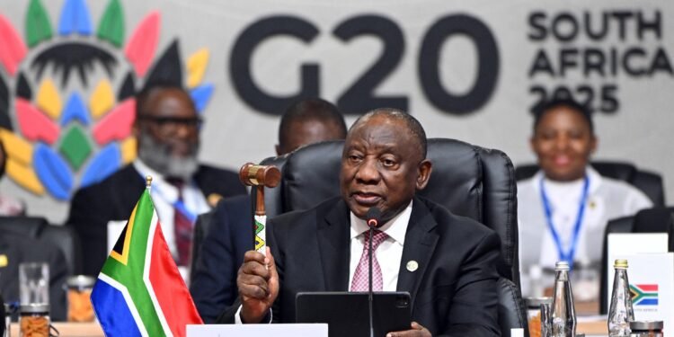 South African President Cyril Ramaphosa