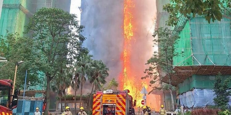 A massive fire at Wang Fuk Court housing complex in Tai Po kills at least 83 people with 300 missing.