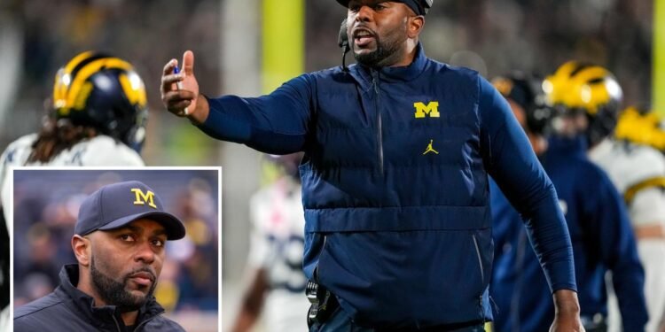 Ex Michigan football coach Sherrone Moore