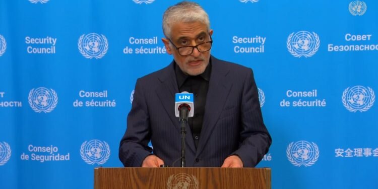 Iran’s Ambassador to the United Nations, Amir Saeid Iravani
