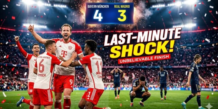 Bayern Munich knock out Real Madrid in Champions League epic
