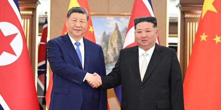 Xi Reaffirms Unwavering Support for Kim Jong Un in Rare Pyongyang Summit